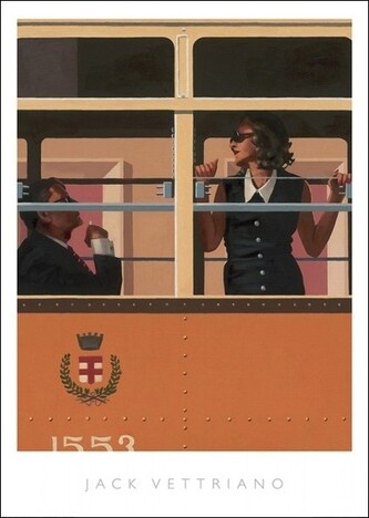 Umělecký tisk Jack Vettriano - The Look Of Love, 50 × 70 cm