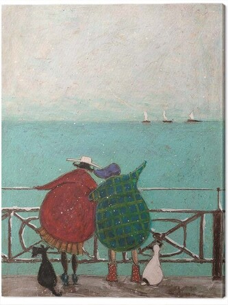 Obraz na plátně Sam Toft - We Saw Three Ships Come Sailing By, 2 - 40×50 cm