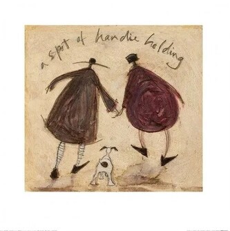 Umělecký tisk Sam Toft - A Spot of Handie Holding, 30 × 30 cm