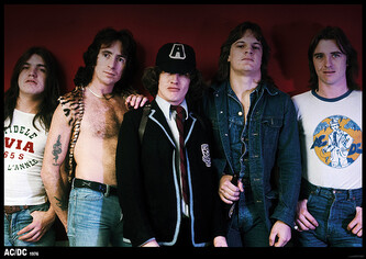 Plakát, Obraz - AC/DC - 70s Group, 84.1 × 59.4 cm