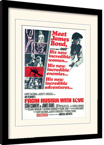 Obraz na zeď - James Bond - From Russia With Love, 34.3 × 44.5 cm