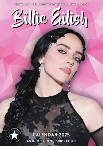 Kalendář 2025 Billie Eilish, A3
