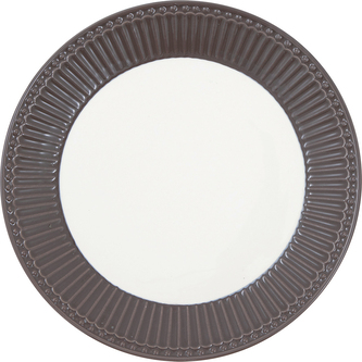 Porcelánový dezertní talíř Alice Dark Chocolate