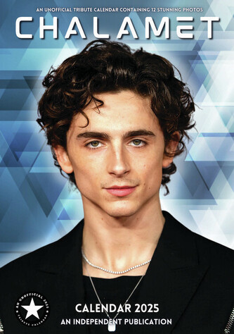 Kalendář 2025 Timothée Chalamet, A3