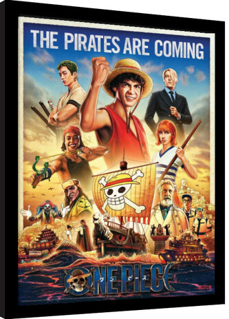 Obraz na zeď - One Piece Live Action - Keyart, 34.3 × 44.5 cm