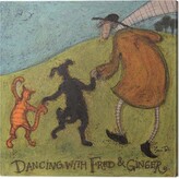 Obraz na plátně Sam Toft - Dancing With Fred & Ginger, 2 - 40×40 cm