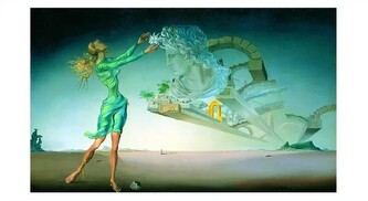 Umělecký tisk mirage, Salvador Dalí, 100 × 50 cm