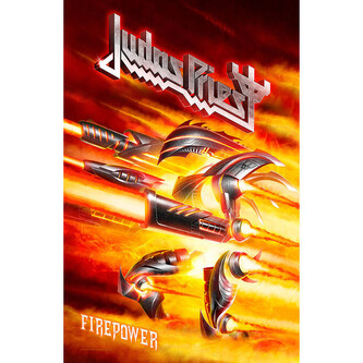 Textilní plakát Judas Priest - Firepower, 70 × 106 cm
