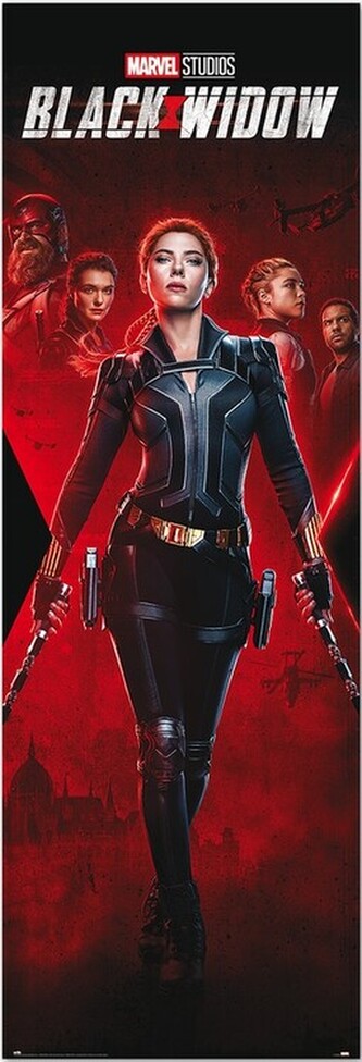 Plakát, Obraz - Marvel - Black Widow, 53 × 158 cm