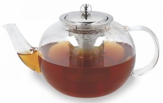 Skleněná konev na čaj