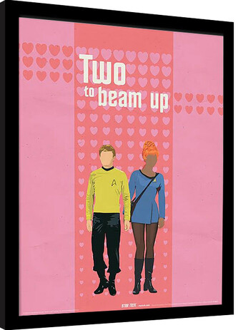 Obraz na zeď - Star Trek - Two to Beam Up, 34.3 × 44.5 cm
