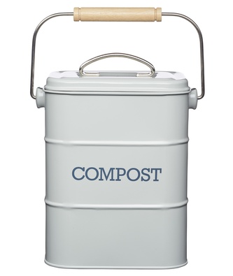 Plechový kompostér Living Nostalgia šedý