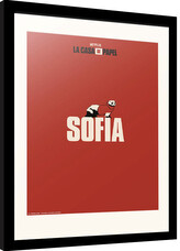 Obraz na zeď - La Casa De Papel - Sofia, 34.5 × 44.3 cm
