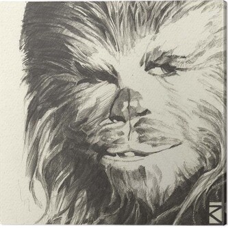 Obraz na plátně Star Wars - Chewbacca, 2 cm - 30×30 cm