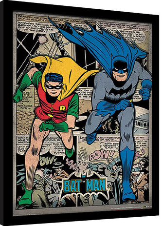 Obraz na zeď - Batman - Comic Montage, 30 × 40 cm