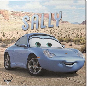 Obraz na plátně Cars - Sally, 2 cm - 40×40 cm