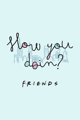 Umělecký tisk Přátelé - How you doin?, 26.7 × 40 cm