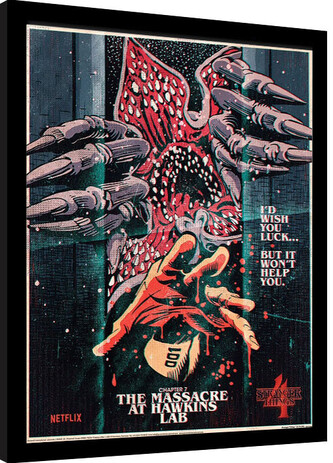 Obraz na zeď - Stranger Things 4 - The Massacre At Hawkins Lab, 30 × 40 cm