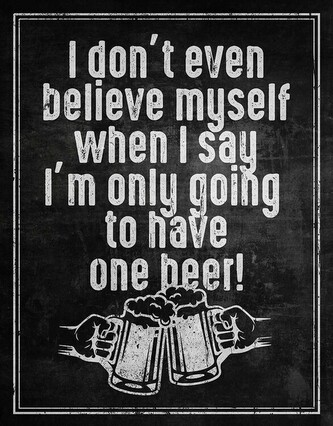 Plechová cedule Just One, 31,5 × 40 cm