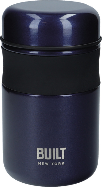 Dvouplášťová láhev Built tmavě modrá malá