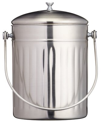 Plechový kompostér nerezový Kitchen Craft