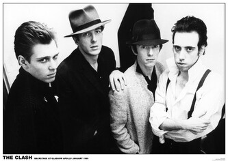 Plakát, Obraz - The Clash - Glasgow Apollo 1980, 84 × 59.4 cm
