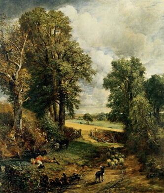 Obrazová reprodukce The Cornfield, 1826, John Constable, 35 × 40 cm