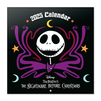 Kalendář 2025 Disney - Nightmare Before Christmas, 30 x 30 cm