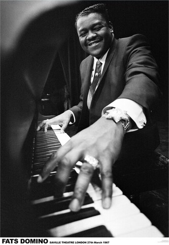 Plakát, Obraz - Fats Domino - London 1967, 59.4 × 84.1 cm