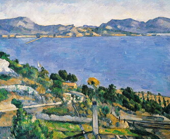 Obrazová reprodukce L'Estaque, View of the Bay of Marseilles, Paul Cezanne, 40 × 35 cm
