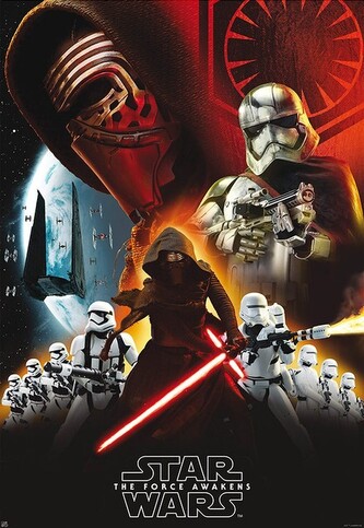 Plakát, Obraz - Star Wars - Groupe First Order, 68 × 98 cm