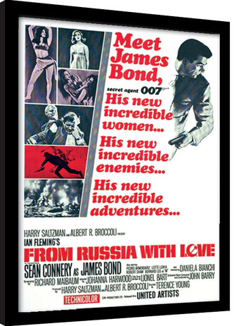 Obraz na zeď - James Bond - From Russia With Love, 34.3 × 44.5 cm