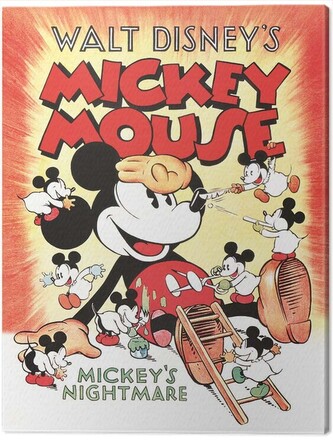 Obraz na plátně Mickey Mouse - Mickey‘s Nightmare, 2 - 60×80 cm