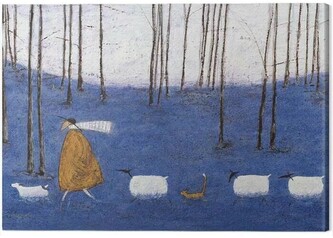 Obraz na plátně Sam Toft - Tiptoe Through the BlueBells, 2 - 50×40 cm