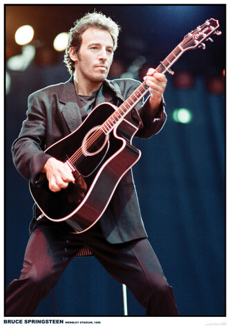 Plakát, Obraz - Bruce Springsteen - Wembley, 59.4 × 84.1 cm