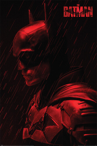 Plakát, Obraz - The Batman - Red, 61 × 91.5 cm