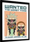 Obraz na zeď - Rick and Morty - Wanted, 34.3 × 44.5 cm