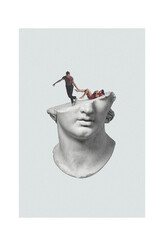 Plakát, Obraz - Maarten Léon - Get out of my head, 40 × 60 cm