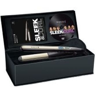 Remington Sleek & Curl S6500 25 mm - Úzká keramická žehlička pro ženy
