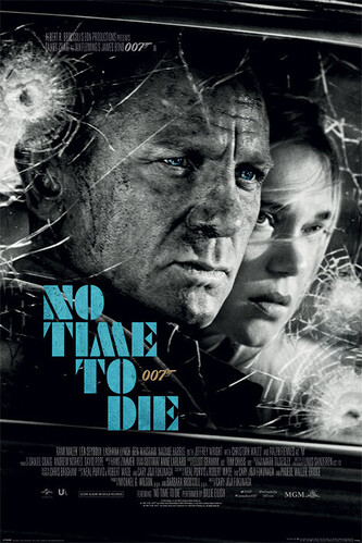 Plakát, Obraz - James Bond - No Time To Die, 61 × 91.5 cm