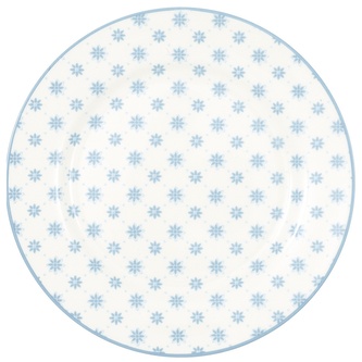 Porcelánový dezertní talíř Laurie Pale Blue