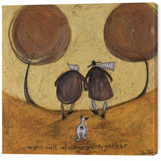 Obraz na plátně Sam Toft - We will Always be Together, 2 cm - 40×40 cm