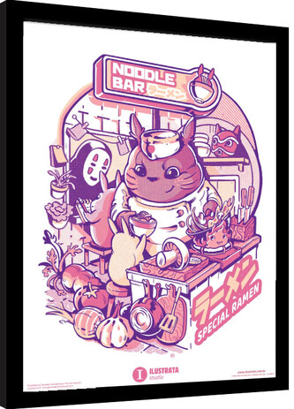 Obraz na zeď - Ilustrata - My Neighbour Noodle Bar, 34.3 × 44.5 cm