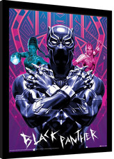 Obraz na zeď - Black Panther - Wakanda Forever, 34.3 × 44.5 cm