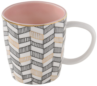 Porcelánový hrnek Geo Energy Pink