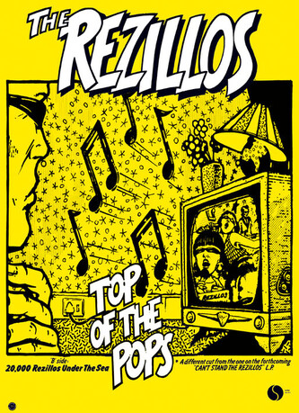 Plakát, Obraz - Rezillos - Top Of The Pops, 59.4 × 84 cm