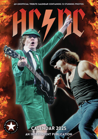 Kalendář 2025 AC/DC, A3