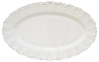Porcelánový servírovací talíř Elite White