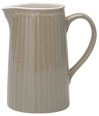 Porcelánový džbán Alice Warm Grey