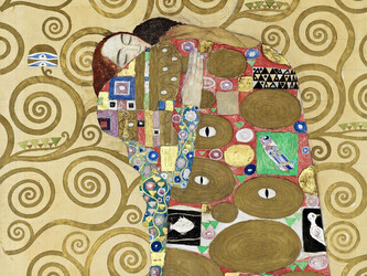 Obrazová reprodukce Fulfilment (1905-09), Gustav Klimt, 40 × 30 cm